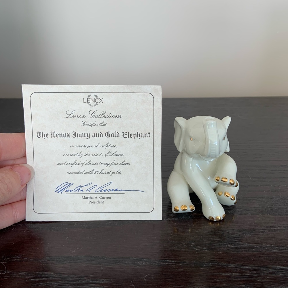 🎾Vintage Lenox Elephant Figurine